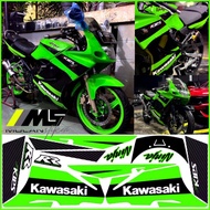 HIJAU Original Ninja Rr 150 Old 2008 Gen 2 Motif Variation Striping Sticker - Ninja Rr Old Gen 1 - N