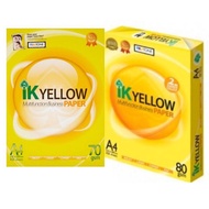 IK Yellow A4 Paper 70gsm-450's/80gm 450's
