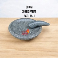 28.cm genuine stone chisel mortar