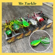 【MR.T】 Umpan Katak Jump Frog Bait Top water Lure Casting Haruan Toman Umpan tiruan Jump Frog Double 
