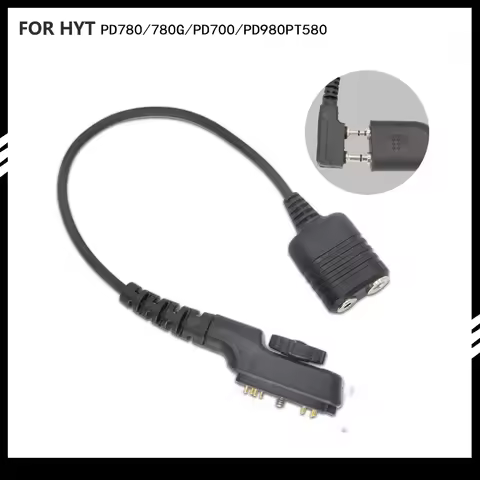 Adapter Cable Connector for Hytera HYT PD700 PD70 PD780 PD782 PD790EX PT580H Walkie Talkie K-Type 2 