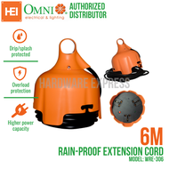 Omni Heavy Duty Rain-Proof Extension Cord (15A max) (WRE-306)