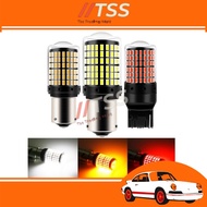 144 LED 2PCS Turn Signal Light 1156 BA18S T20 No Hyper Flash Amber 144SMD T20 W21 Canbus Led Bulb
