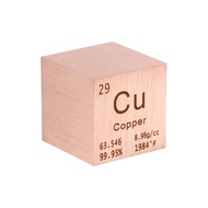 PATIKIL 1 Inch Copper Cube Metal Element High Density Block Pure Periodic Magnesium Block for Elemen