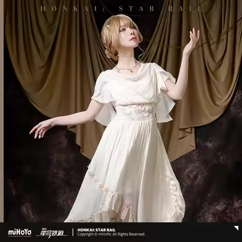 [Genuine] miHoYo Game Aglaea Skirt Honkai Star Rail Aglaea Theme Dress Princess Dress Clothing Ponyt