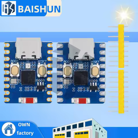 ESP32-C3-Zero Pro Module – Ultra-Small WiFi (802.11b/g/n) + BLE 5.0 | Weldable, Works with Arduino/E