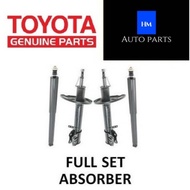 TOYOTA AVANZA F651 / F652 FOUR PIECES ( FRONT &amp; REAR ) ABSORBER ORIGINAL TOYOTA