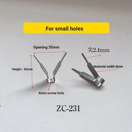 V-Shaped Spring Sheet Electroplating Water Transfer Steel Clip Spraying Round Pipe Fixture Bottle Ro