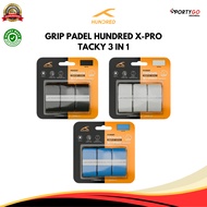 Grip Padel Hundred X-Pro Tacky 3 in 1 | Hundred Badminton Grip
