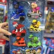 Sliding Alloy Car Alloy Car Set A Whole Set Paws Team Deformed Alloy Children's Toy Car