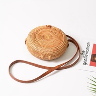 Beach Bag Box Summer Rattan Bolsa Handmade Woven Bolsos Mujer Bali Bag Circle Bohemia Handbag Round 