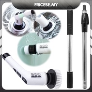 [Fricese.my] Electric Spin Scrubber Electric Spinning Brush with 7 Replaceable Brush Heads Cordless 