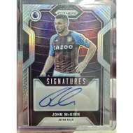 Signature Card Jon Mcginn Run /99 John Aston Villa Club Scotland National Team Footballer