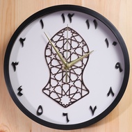 Jam Dinding Islamic Tawaf Capal Wall Clock 30cm