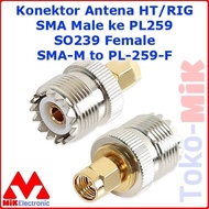 Konektor Antena HT SMA Male to PL 259 Female SMA-M to PL259-F