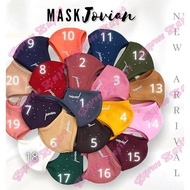 Fabric Face Mask Kain Jovian 1 Tone /2 Tones