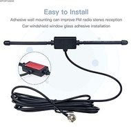 APPORTUNIAPY Radio Antenna, 75Ohm Plug Play FM Dipole Aerial, Portable Stereo Universal Aerial Conne