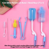 1 Set of Bottle Cleaning Brushes Baby Bottle/ (7 in 1)