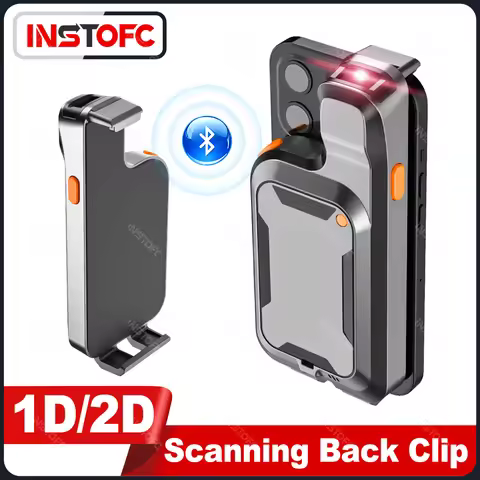 Scanner Bluetooth Ring Wireless Mini Finger Barcode Reader 2D Barcode Scanner Android IOS PC PDF417 