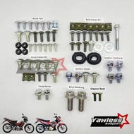 SUZUKI Satria Fu 150 bolts Satria Fu 150 full body bolts Body bolts/ Satria Fu 150SUZUKI