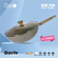 STEIN COOKWARE WOK PAN 30 CM TUTUP KACA