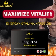 [Ali King] 200:1 Tongkat Ali Extract- 200 times Highly Concentrated | Strong Booster | 50 Veg Caps
