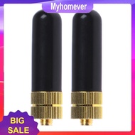 2x SRH805S SMA-F Female Dual Band Antenna Radio Antenna for GT-3 UV-5R BF-888s Radio