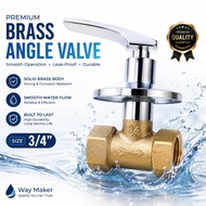 Heavy Duty Active 1/2" & 3/4"  Brass Conceal Stop Cock / Brass Valve / Tembaga Stopcock/ Shower