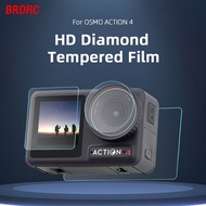 2 Sets Tempered Glass for DJI Action 4 Lens Protection Scratch resistant Film for DJI Osmo Action 4 