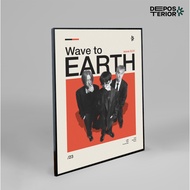 Frame Wave To Earth Poster Cover Frameblock Album
