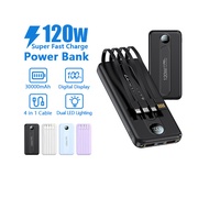 [SG Seller] CCC 120W 30000mAh Powerbank Fast Charging Portable Charger 3C Power Bank with Built in C