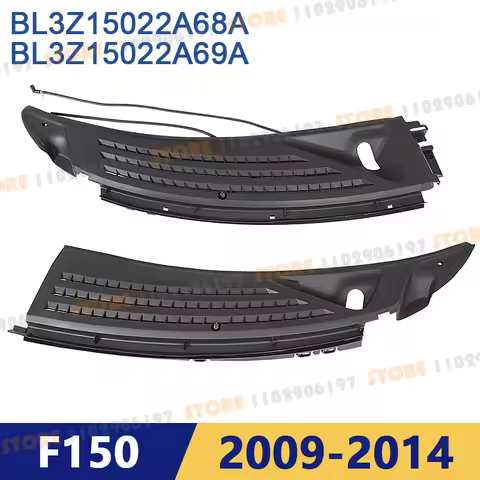 for 2009-2014 FORD F150 Windshield Wiper Cowl Grille Vent Cover Panel Hood Assembly Replacement BL3Z