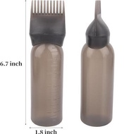 Special Comb for Hair Dyeing Perm Potion Bottle Softening Shampoo Pot Medicine Comb Hair Salon House