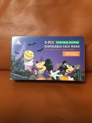 （現貨）Hong Kong Disneyland Helloween Micky 3-Ply Disposable Face Mask  Kids 米奇 萬聖節 兒童 口罩（每盒）全新正版 Disne