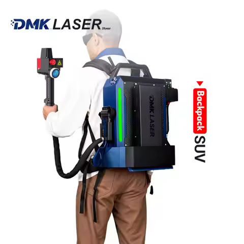 Portable Pulsed Laser Cleaning Machine Backpack & Suitcase‑Style Suitable for Metal Rust Paint Coati