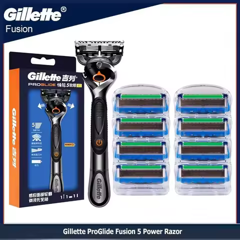Gillette Proglide Fusion 5 Power Razor Manual Safety Shaver Flexball Beard Precision Clean Face Care