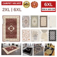 6XL CARPET VELVET FLOOR MAT