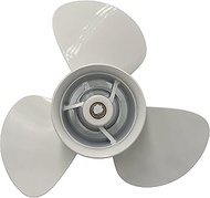 Outboard Propeller 11 3/4x7 OEM NO:69G-45943-00-00 Aluminum Prop Fit for Yamaha Engine 9.9HP-15HP 8 