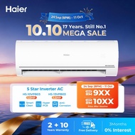 [FREE SHIPPING] Haier 5 Star Triple Inverter Air Conditioner (1HP/1.5HP)/ECO/47% Faster Cooling/Smar