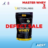 (DEFECT) Vectorlabs Master Whey 3 lbs 1400 grams Whey Protein Isolate Concentrate Milk