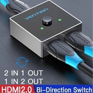 100%全新 🌟香港行貨 門市現貨⭐Vention HDMI 雙向切換器 [UH-H2PHSWG]