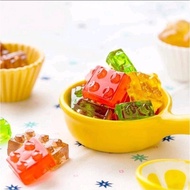 Japan Kanro 4D Gummy Building Block Type/Strawberry Type