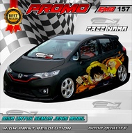 DECAL STICKER MOBIL KARAKTER-STIKER BODY MOBIL JAZZ BRIO SIGRA YARIS-STIKER UPDATE ALL CAR-EMB157