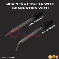 DROPPING PIPETTE WITH GRADUATION BLACK CAP