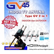 GV45 Antena DIGITAL HDTV 2in 1 Full HD Antenna TV Indoor &amp; Outdoor