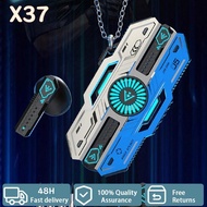 Gaming Bluetooth5.3 Wireless X37 Earphones ENC Noise Cancelling LCD Cool Lighting And Mechanical Tec