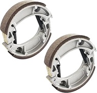 2PCS Front and Rear Brake Shoes Kit, Compatible with H0nda CR60 83-84, CR80 83-85, XR70 97-03, XR80
