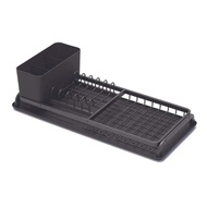 Brabantia Dark Grey Dish Rack - W38.6 x D49.2 x H14.2 cm (Model 117404)