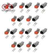 DT 2-Pin Waterproof Electrical Connector DT06-2S DT04-2P Inlet Air Temperature Sensor Plug with Roun