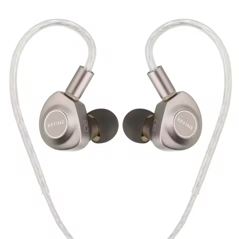 Kefine X ANGELEARS Delci--AE 10mm DLC+PU Diaphragm Dynamic Driver IEMs Hi-Fi I n-ear Earphone with T